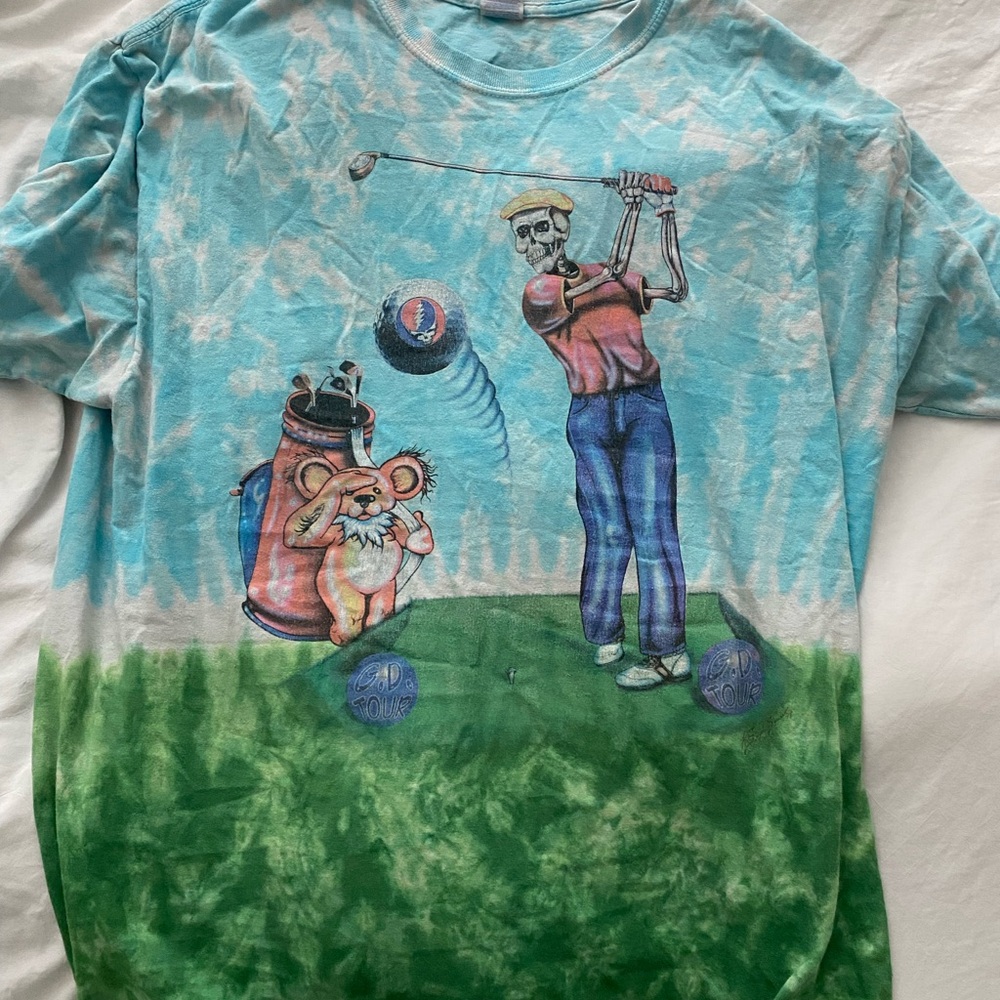Gildan Blue Tie-Dye T-Shirt